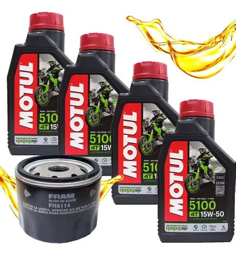 Kit Troca Oleo E Filtro Bmw F800 Gs Motul 5100 15w50 Parcelamento Sem