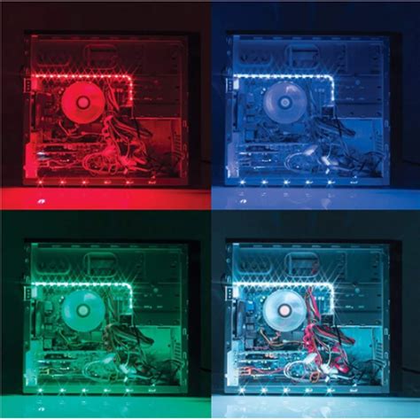 Сверх низкая цена интерфейс SATA 2835 RGB Светодиодные полосы ...