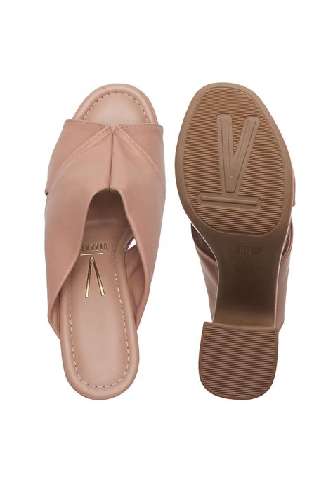 Tamanco Vizzano Liso Nude Compre Agora Dafiti Brasil