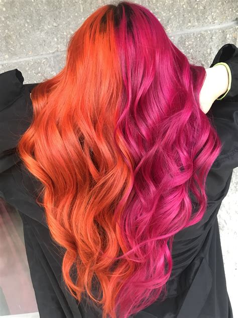 orange dyed hair 1