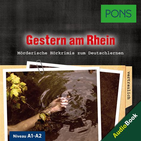 Pons H Rkrimi Deutsch Gestern Am Rhein M Rderische Kurzkrimis Zum