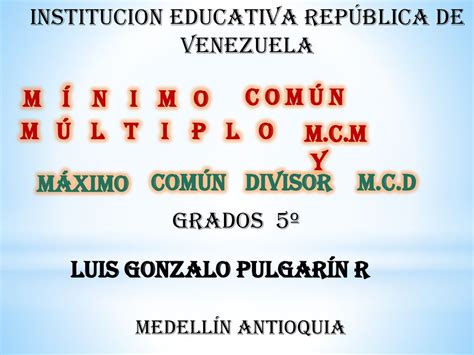 Luis Gonzalo Pulgar N R Ppt Descargar