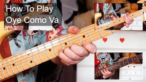 Oye Como Va Santana Guitar And Bass Lesson Youtube