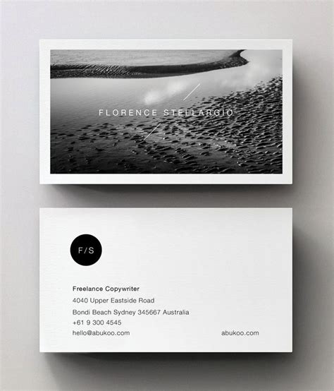 Minimal Clean Business Cards Psd Templates Artofit