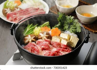 Sukiyaki Japanese Hot Pot Dish Stock Photo 2074763527 Shutterstock