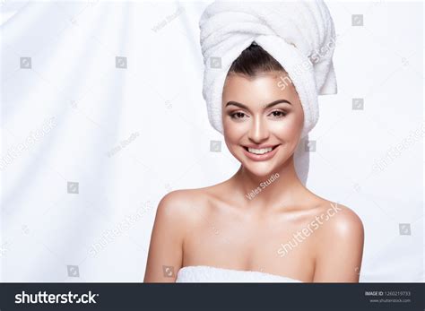 Attractive Girl Dark Wet Hair Nude Stock Photo Shutterstock