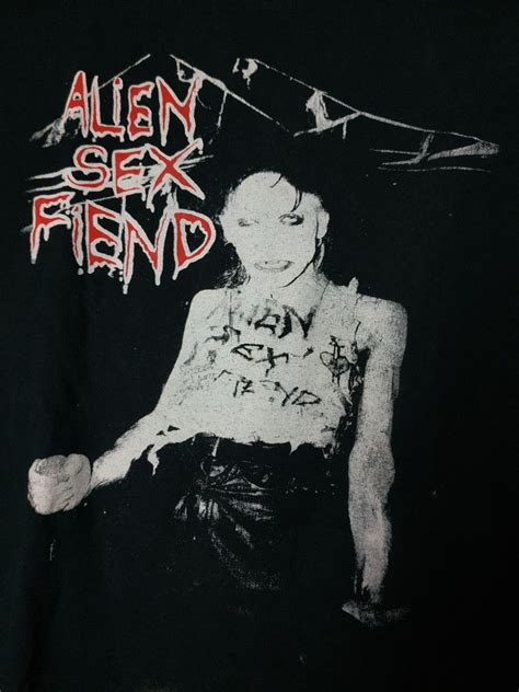 Alien Sex Fiend Band Shirt Men S Fashion Tops Sets Tshirts Polo Shirts On Carousell