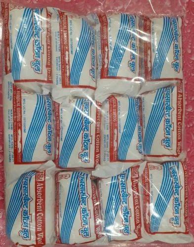 White Plain Absorbent Cotton Wool I P 20gm Packaging Size 20gmx12 At