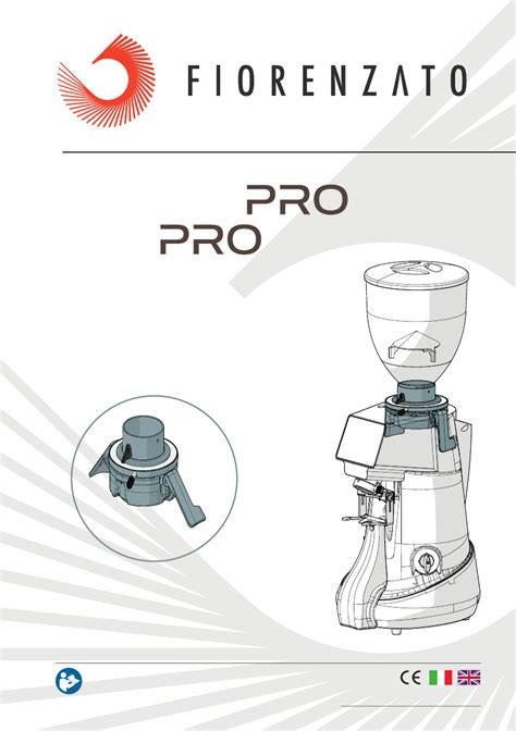User manual Fiorenzato F64 E PRO (English - 24 pages)