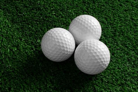 Vue Des Balles De Golf Photo Gratuite