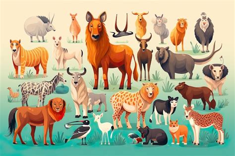 wild animals domestic animals pictures