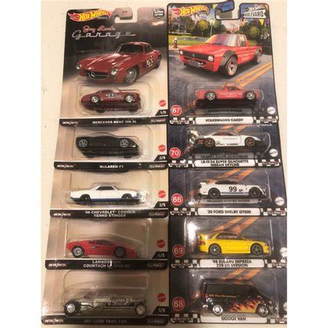 Hot Wheels Premium Combo Set Boulevard Set Jay Lenos Garage Shopee Malaysia