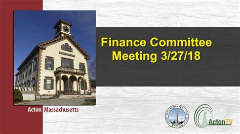 finance committee meeting  youtube