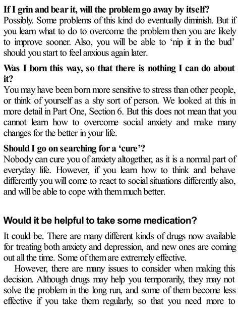 Overcoming Social Anxiety And Shyness Butler 8