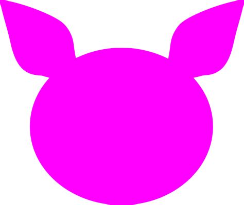 SVG mignonne porc animal mammifère Image et icône SVG gratuite