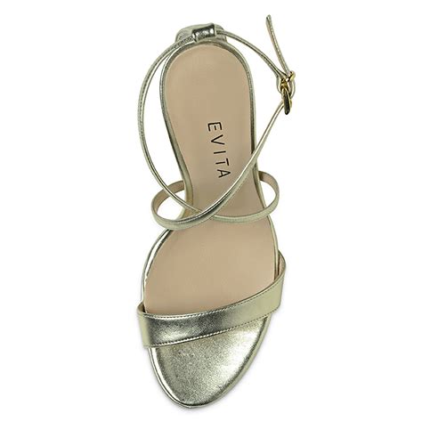 Evita, Evita Shoes Sandaletten, gold | mirapodo