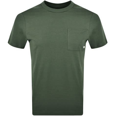 Farah Stacy Pocket T Shirt Green Mainline Menswear