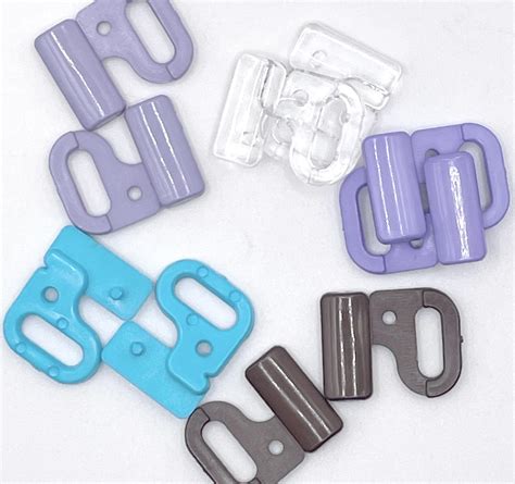 Fastener Bikini Sports Bra Front Back Clip For Mm Strap Each