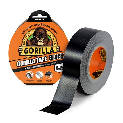 Gorilla Tape Black Gaffer Tape 1 Roll 50mm x 32m - Everything Audio