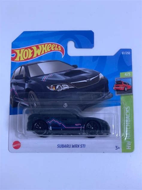 Hot Wheels Subaru WRX STI Black Carshoping