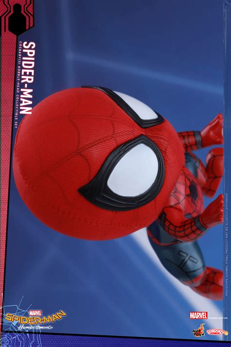 hot toys smhc spider man cosbaby collectible set pr3 Les Toiles Héroïques