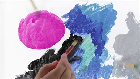 Живые краски - YouTube