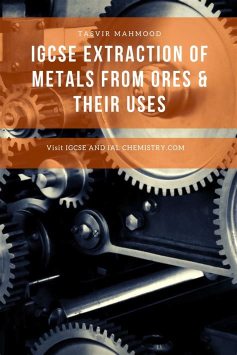 IGCSE Chemistry Extraction Of Metals From Ores Notes Uses Of Copper