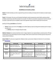 Qso Milestone One Guidelines And Rubric Qso Milestone One