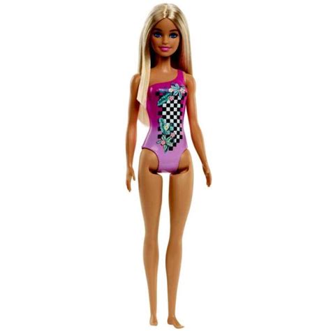 Lalka Barbie Pla Owa W R Owym Kostiumie Hdc Mattel Taniaksiazka Pl