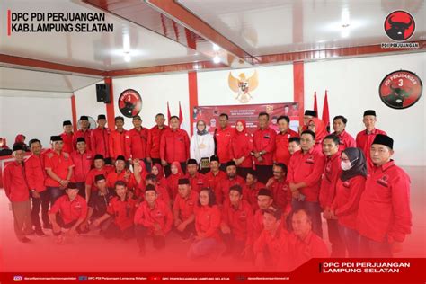 Dpc Pdi Perjuangan Kabupaten Lampung Selatan Terima Kunjungan Calon