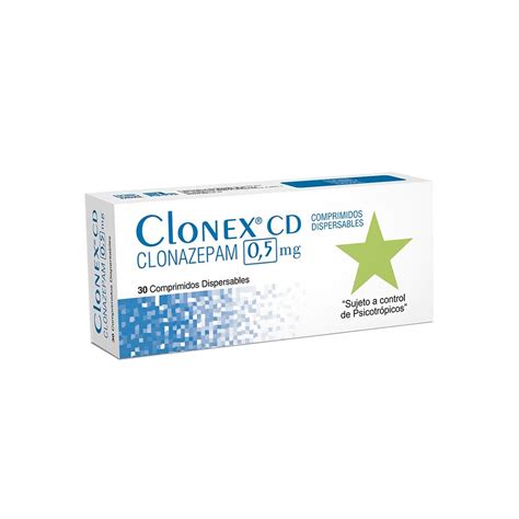Clonex Cd 0.5 mg Caja 30 Comp. | Farmacias Ahumada