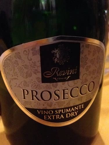 Revini Prosecco Vino Spumante Extra Dry Vivino US