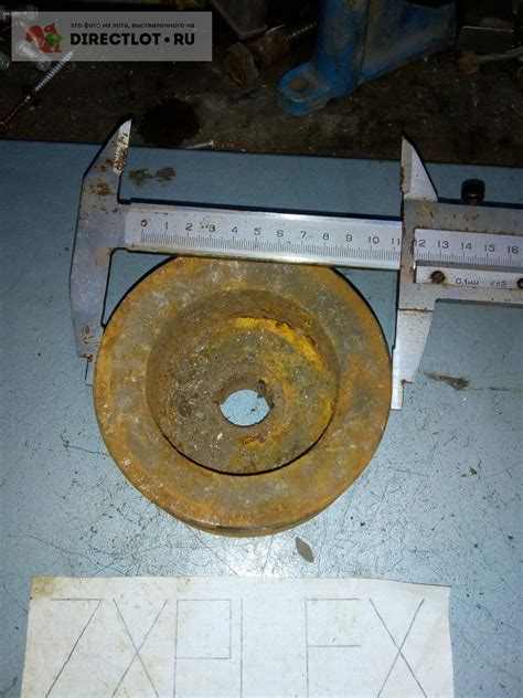 Шкив два ручья, профиль В, Ф124мм, посадка 25мм, шпонпаз 6мм купить в ...