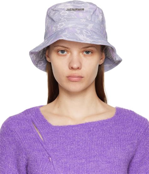 Jacquemus Purple Le Bob Gadjo Bucket Hat Jacquemus