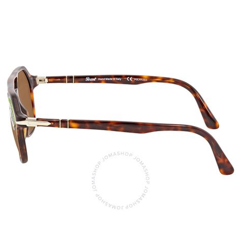 Persol Brown Round Mens Sunglasses Po3206s 2457 51 8053672894950