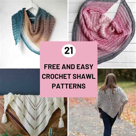 easy crochet shawl patterns  annie design crochet