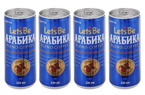 Кофейный напиток Lotte Let's be Arabica 235 мл х 4 шт - купить с ...