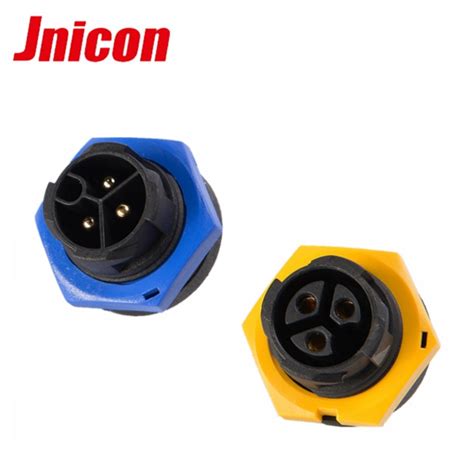 Jnicon M19 Waterproof Panel Mount Connector IP67 Panel Mount Connector