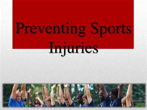 Preventing Sports Injuries