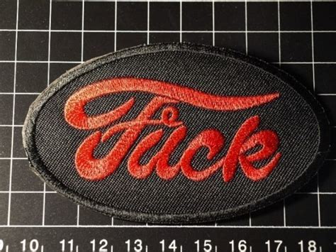 Yahoo オークション スラングワッペン FUCK ファック FORDじゃあり