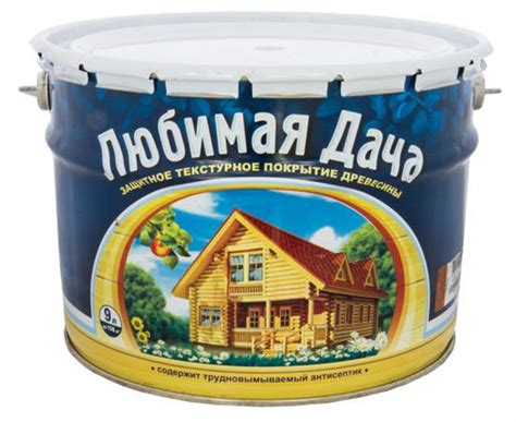 Защитно-декоративное покрытие для дерева Любимая дача, пропитка ...
