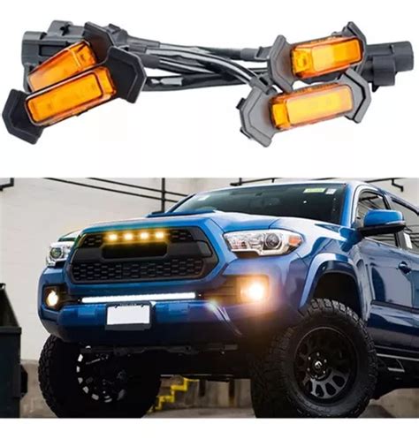 Kit Luces Led Parrilla Para Toyota Tacoma Trd 2016 2019 Meses sin interés