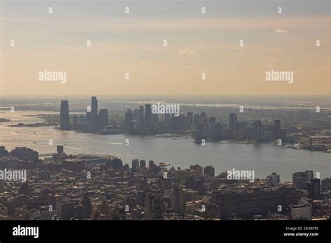 Beautiful Arial Panoramic View Of New York City Stock Photo Alamy