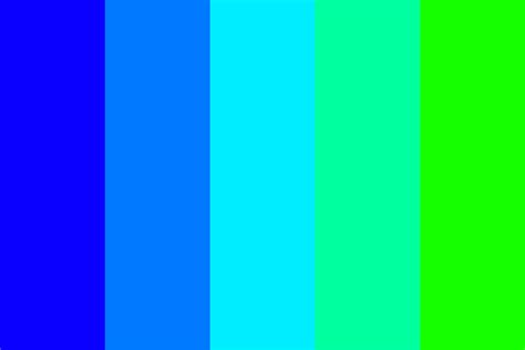 bluegreen color palette