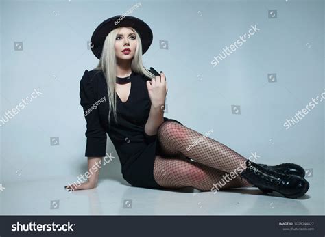 Sexy Blonde Girl Studio Stock Photo Shutterstock