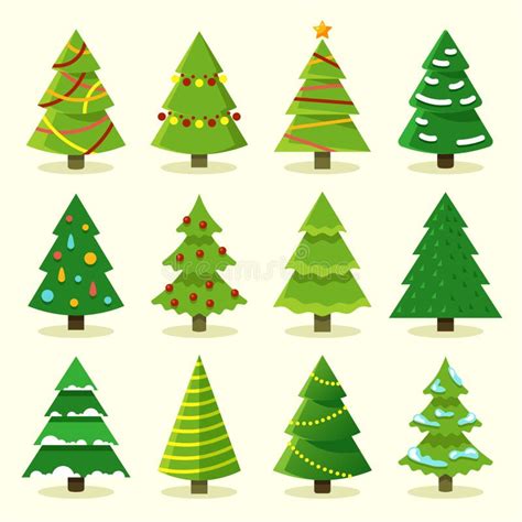 Cartoon Christmas Tree Stock Illustrations – 259,415 Cartoon Christmas ...