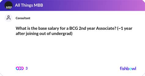 What Is The Base Salary For A Bcg Nd Year Associa Fishbowl