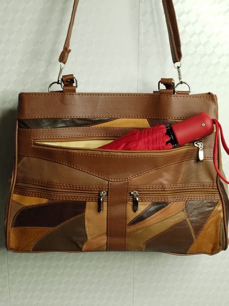 Сумка женская кожаная с отделением для зонта . - купить с доставкой по ...