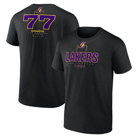 Luka Dončić Los Angeles Lakers Behind the Back Name & Number T-Shirt