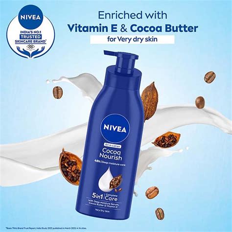 Buy Nivea Cocoa Nourish Oil In Lotion For Very Dry Skin 400 Ml Online At Best Price Creams